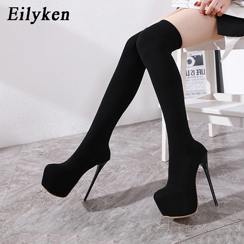 Eilyken/женские зимние ботинки – обзор и цена Knee High Sock Women