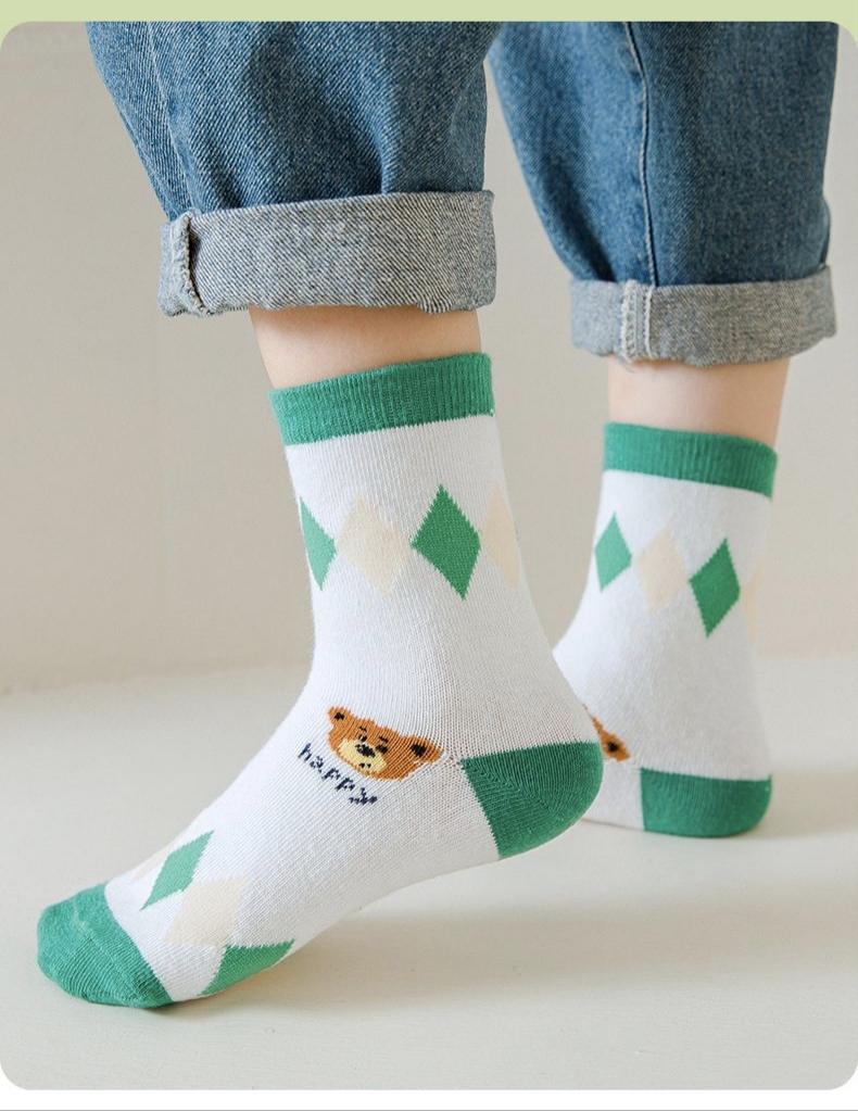 Набор из 5 пар детских хлопков – обзор и цена Cotton Crew Sock Pack