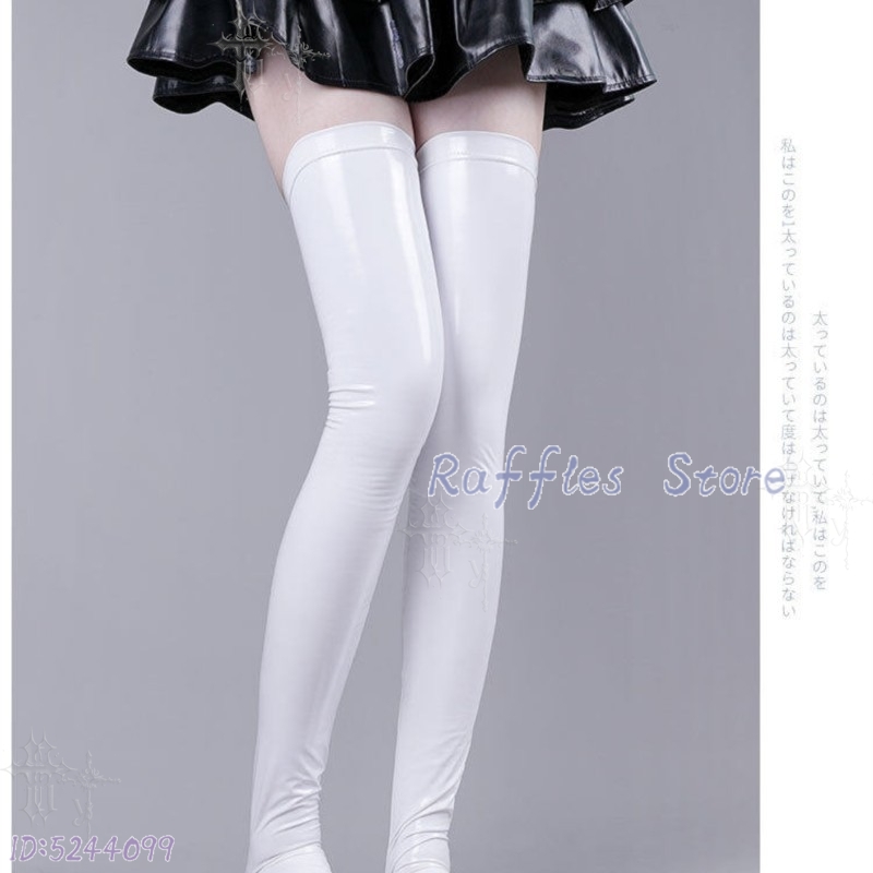 Глянцевые латексные чулки выше – обзор и цена Knee High Sock Women