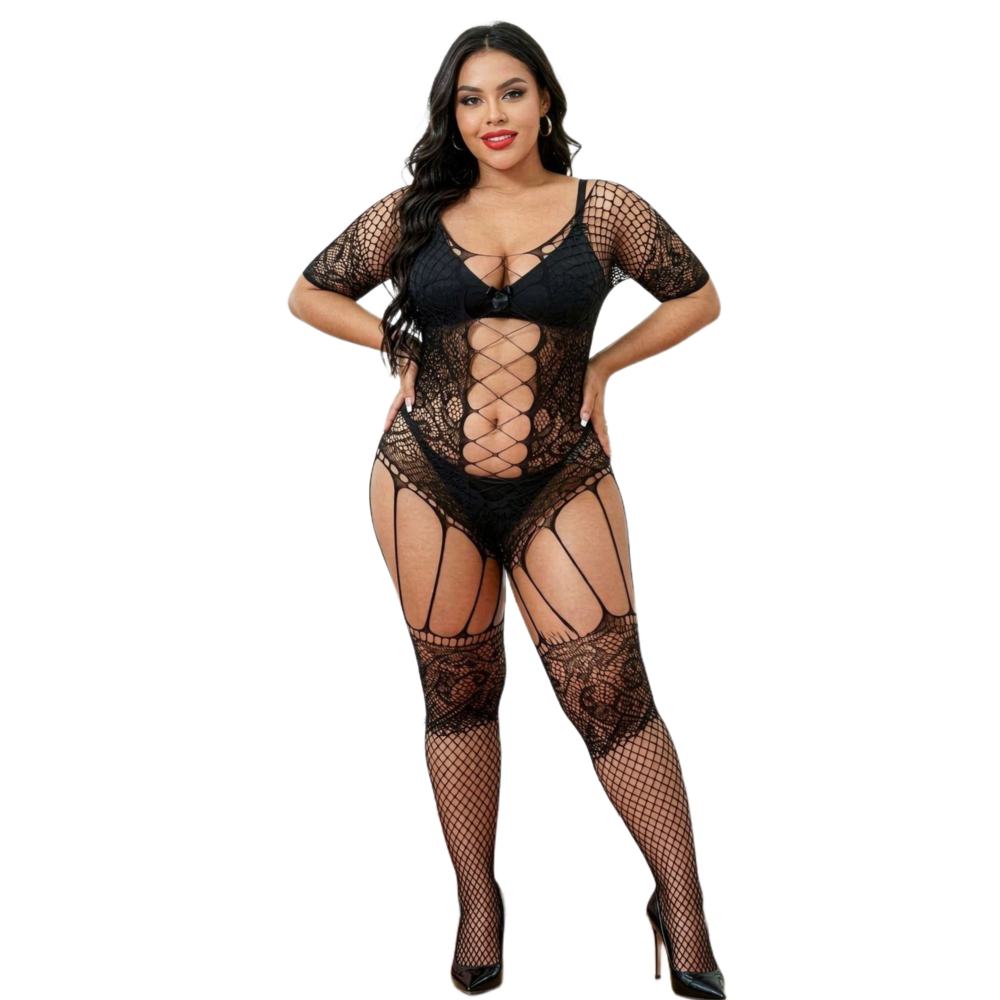 Новые боди больших размеров дл – обзор и цена Fishnet Stocking Women